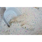 Bentonite cat litter with scoop and deodorizing beads by YoVia Pet Products